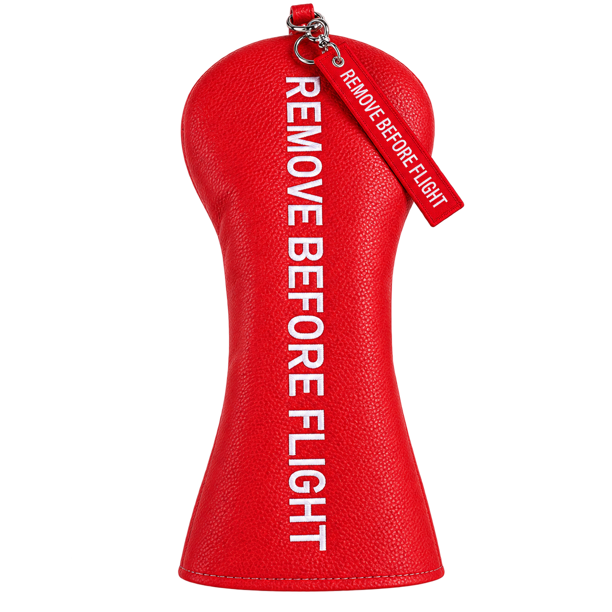 Remove Before Flight Red Edition Driver Head Cover – front view
