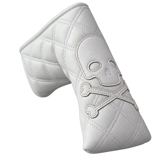 Skull Putter Head Cover – White Edition