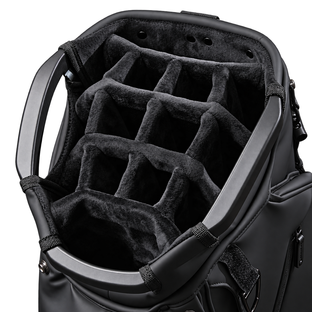 Leather Stand Bag - 14 Way Divider