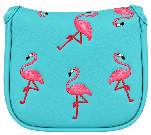Flamingo Mallet Putter Cover - top view