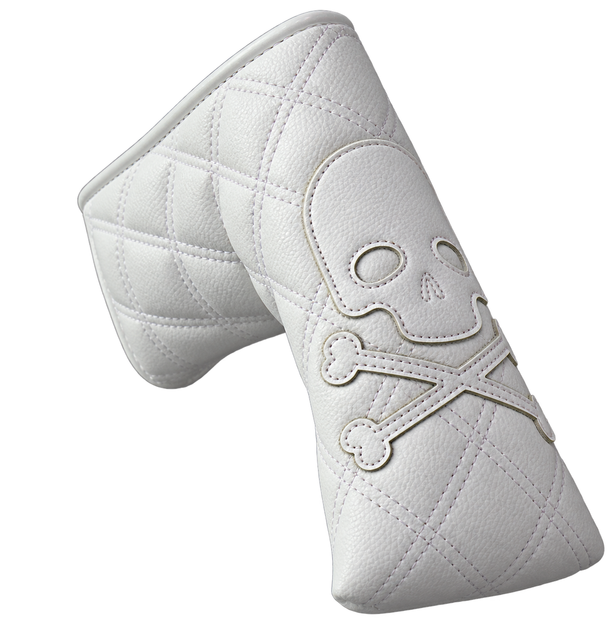 Skull Putter Head Cover – White Edition