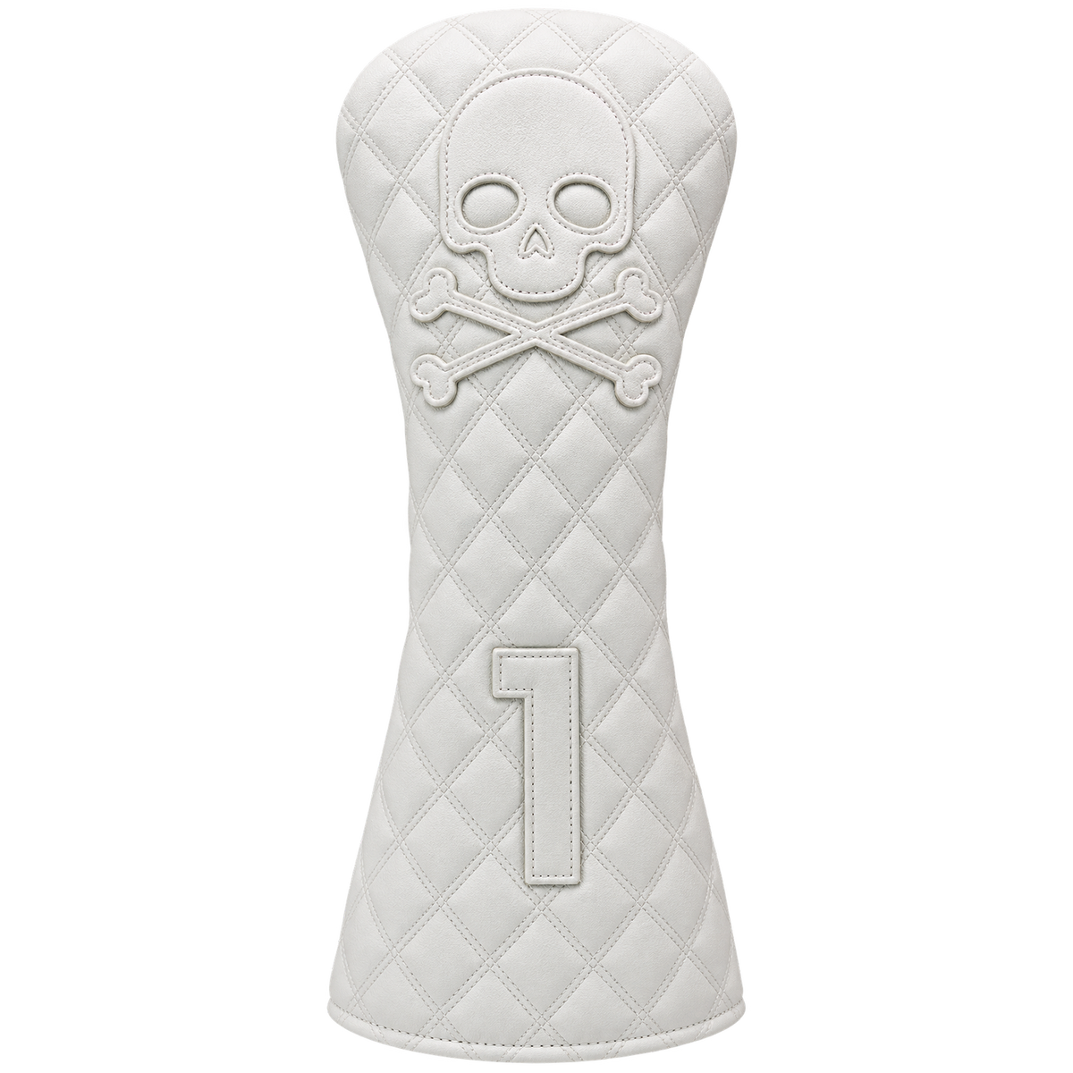 Skull Driver Head Cover - White Edition