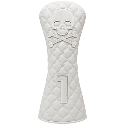 Skull Driver Head Cover - White Edition