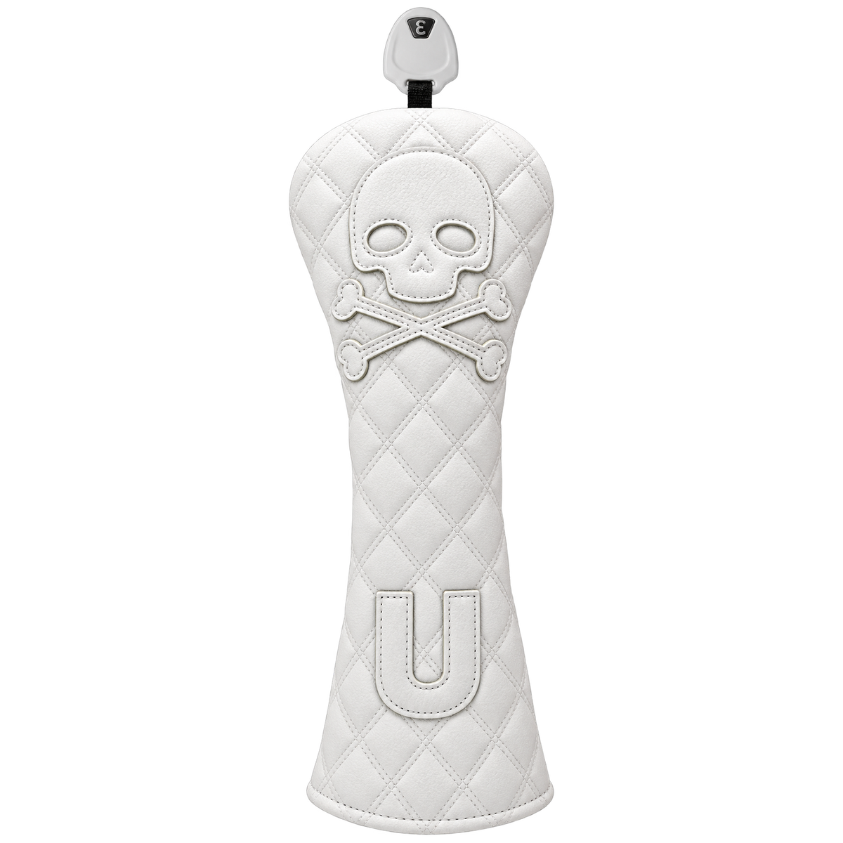 Skull Driver Head Cover - White Edition