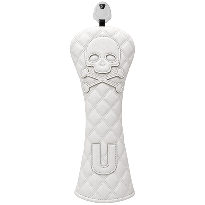 Skull Driver Head Cover - White Edition